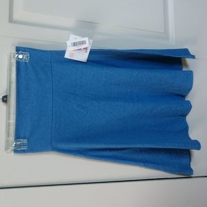 New Lularoe Azure Skirt cobalt blue xs